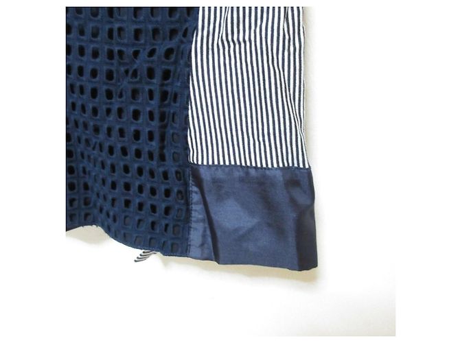 Autre Marque Conjunto de Blusa sin mangas y Falda de encaje calado a rayas SONO - vista 6