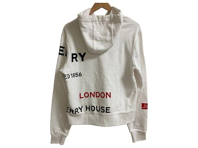 Sweatshirt Burberry Horseferry Branco - vista 2