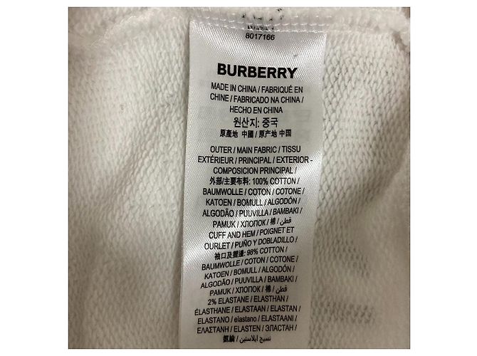 Sweatshirt Burberry Horseferry Branco - vista 5