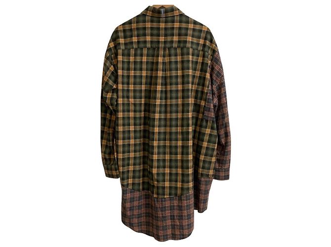Alexander Mcqueen Camisa larga patchwork GENESIS II by MCQ Multicolor - vista 3