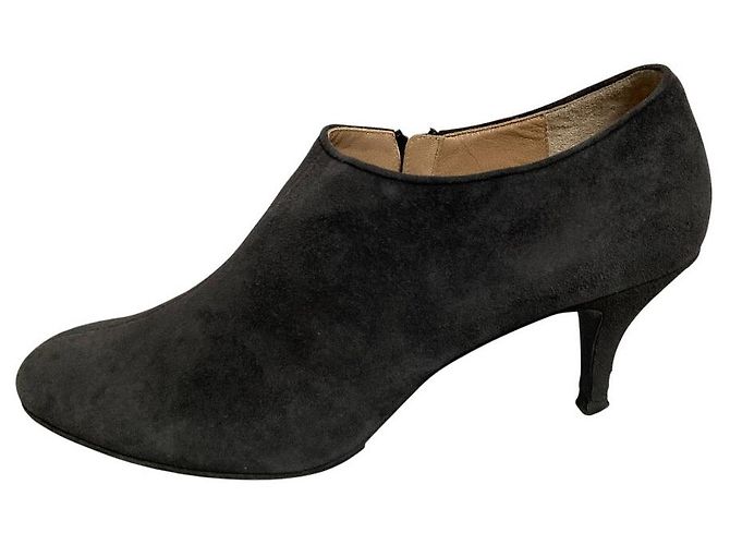 Autre Marque Odette e Odile Wildleder-Stiefeletten Braun - Ansicht 3