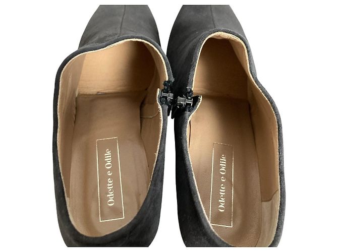 Autre Marque Odette e Odile Wildleder-Stiefeletten Braun - Ansicht 4