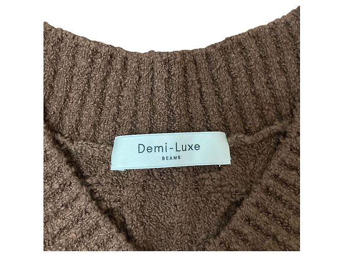 Autre Marque Demi-Luxe BEAMS Bouclé Strickweste - Ansicht 4