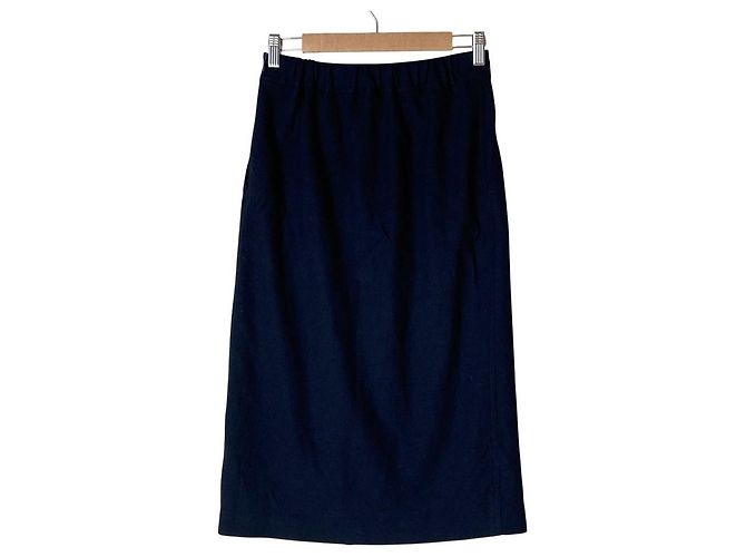 Autre Marque Falda midi de lana Ballsey Azul Azul marino - vista 2