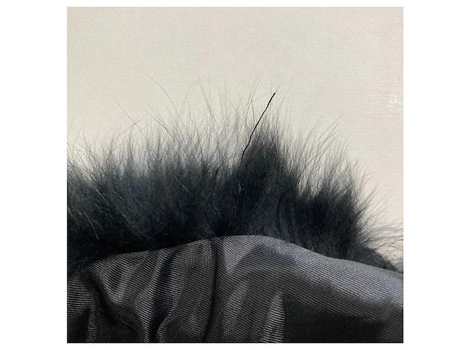Autre Marque Cappotto lungo Calvin Klein in pelliccia di volpe e angora - vista 11