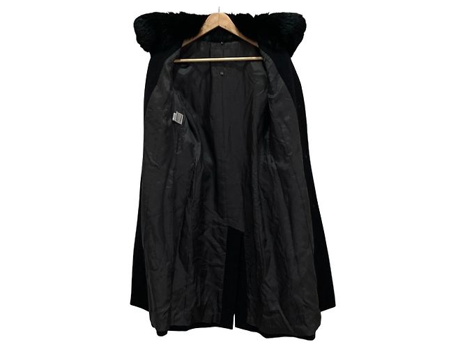 Autre Marque Cappotto lungo Calvin Klein in pelliccia di volpe e angora - vista 4