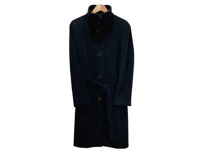 Autre Marque Cappotto lungo Calvin Klein in pelliccia di volpe e angora - vista 6
