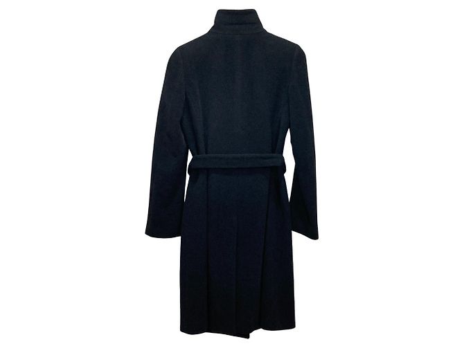 Autre Marque Cappotto lungo Calvin Klein in pelliccia di volpe e angora - vista 7