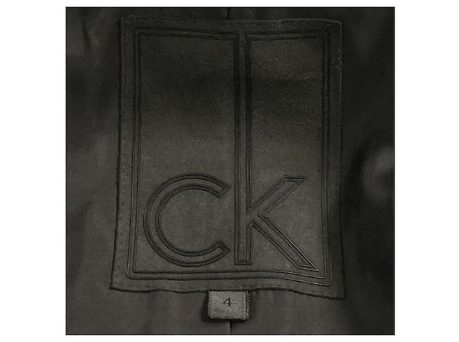 Autre Marque Cappotto lungo Calvin Klein in pelliccia di volpe e angora - vista 8