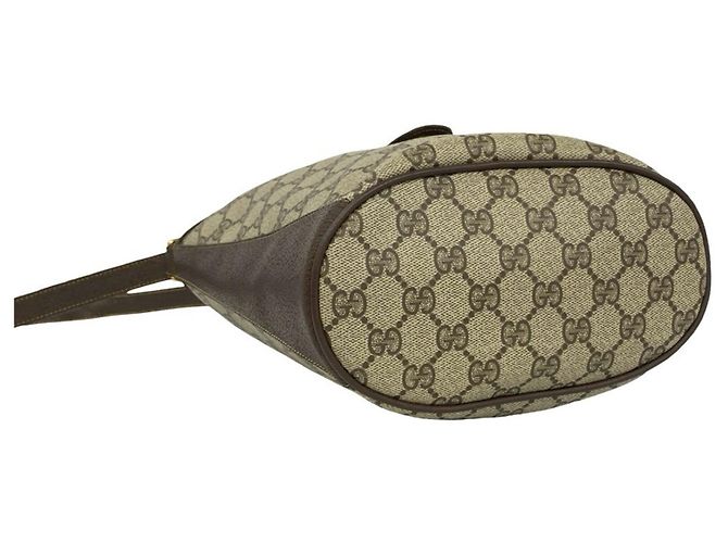 Gucci Old Sherry Line Mini Borsa a Tracolla in Pelle con Motivo GG Logo - vista 7