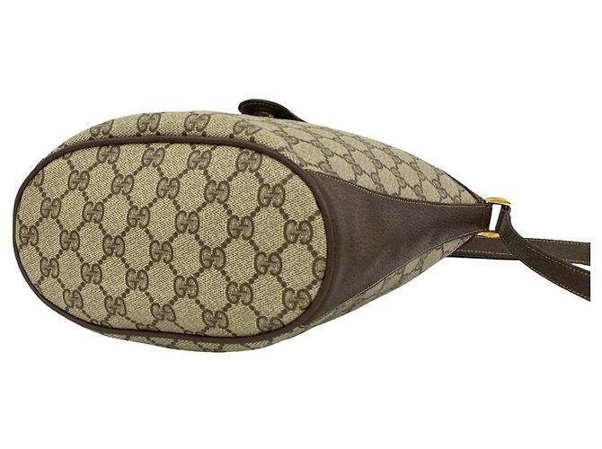 Gucci Old Sherry Line Mini Borsa a Tracolla in Pelle con Motivo GG Logo - vista 8