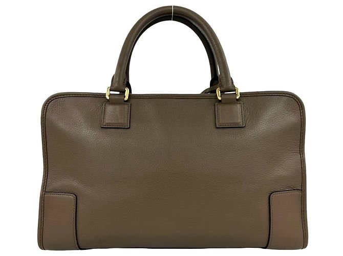 Borsa Loewe Vintage Amazona 32 Marrone - vista 3