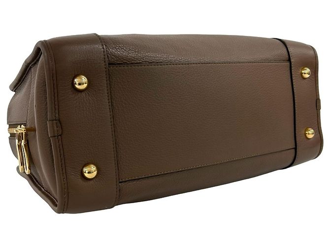 Borsa Loewe Vintage Amazona 32 Marrone - vista 7
