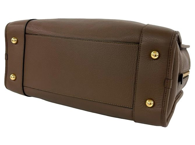 Borsa Loewe Vintage Amazona 32 Marrone - vista 8