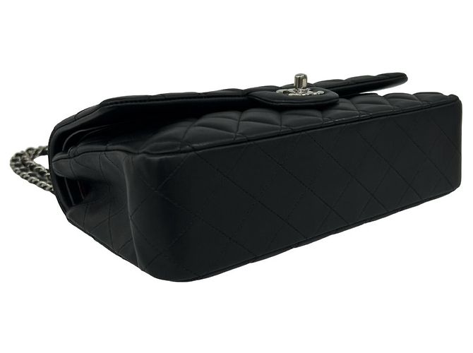 Borsa a tracolla Chanel Matelassé Double Flap Nero - vista 7