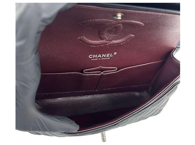 Borsa a tracolla Chanel Matelassé Double Flap Nero - vista 9