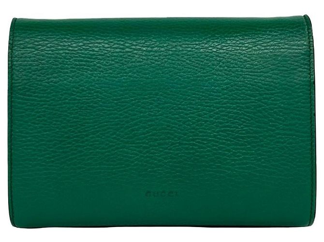 GUCCI Dionysus Mini-Schultertasche aus grünem Leder - Ansicht 3