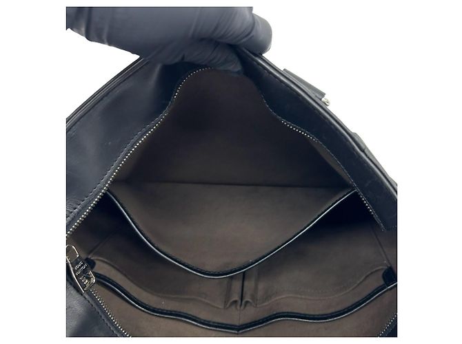 Louis Vuitton Cabas Jour Epi Leder Two-Way Schultertasche Schwarz - Ansicht 10