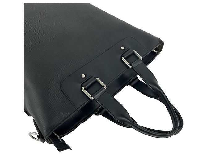 Louis Vuitton Cabas Jour Epi Leder Two-Way Schultertasche Schwarz - Ansicht 4