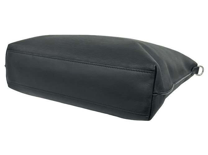 Louis Vuitton Cabas Jour Epi Leder Two-Way Schultertasche Schwarz - Ansicht 8
