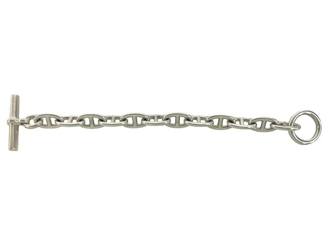 Hermès Bracciale Hermes Chaine d'Ancre GM Argento - vista 5