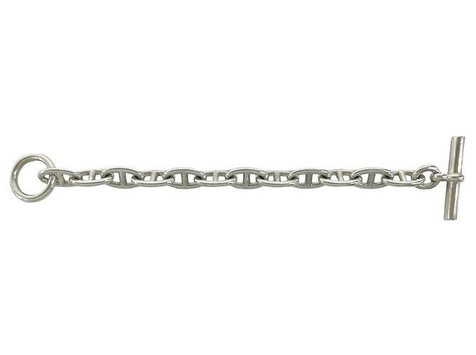 Hermès Bracciale Hermes Chaine d'Ancre GM Argento - vista 6
