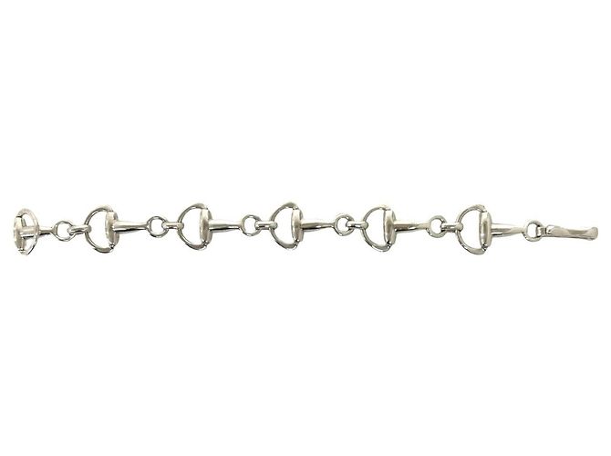 Bracciale con ciondolo Horsebit Gucci Argento - vista 5