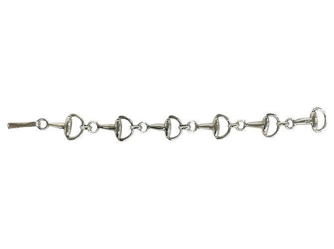 Bracciale con ciondolo Horsebit Gucci Argento - vista 6