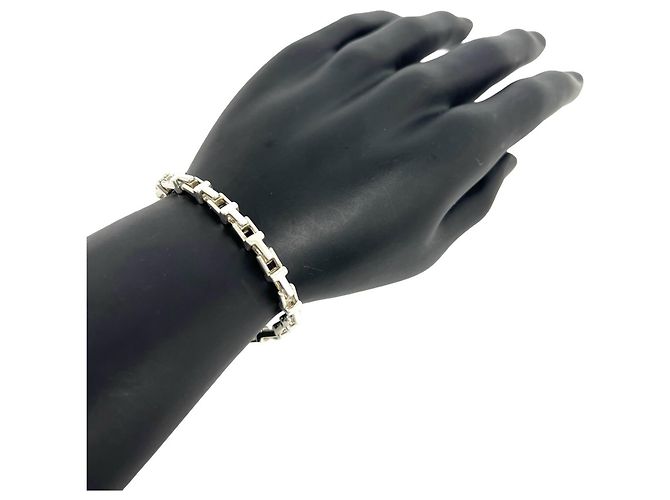 Autre Marque Pulseira Tiffany T Narrow com pingente Prata - vista 2