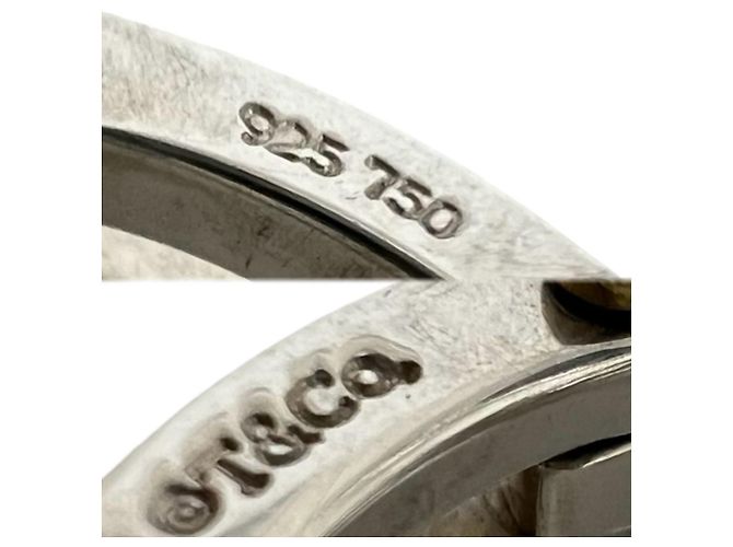 Autre Marque Anello Tiffany Vintage Gate Argento D'oro - vista 3