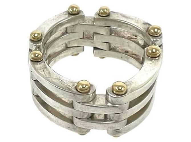 Autre Marque Anello Tiffany Vintage Gate Argento D'oro - vista 5