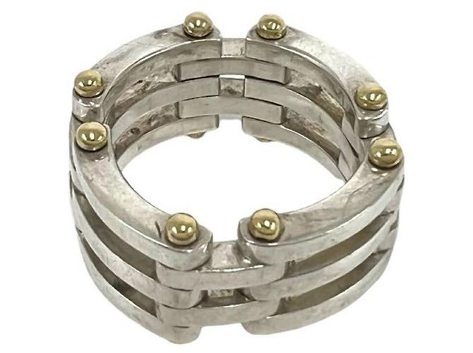 Autre Marque Anello Tiffany Vintage Gate Argento D'oro - vista 6