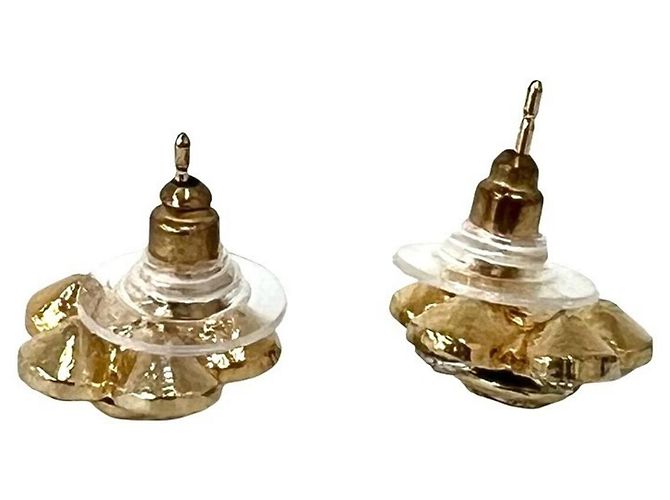 Orecchini Chanel Coco Mark con motivo floreale D'oro - vista 5