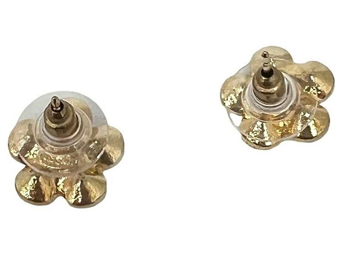 Orecchini Chanel Coco Mark con motivo floreale D'oro - vista 6