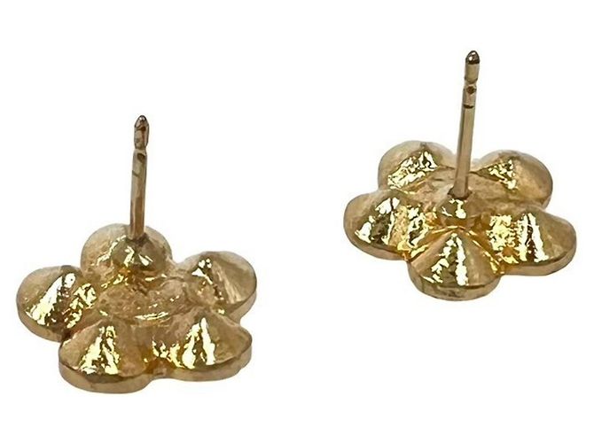 Orecchini Chanel Coco Mark con motivo floreale D'oro - vista 7