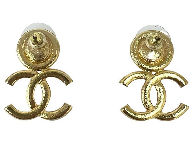 Orecchini a lobo Chanel Coco Mark placcati in oro Rosa D'oro - vista 6