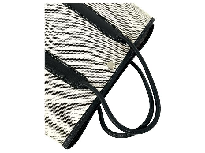 Hermès Borsa a mano/Borsa a tracolla Hermes Garden Party TPM Marrone Nero - vista 4