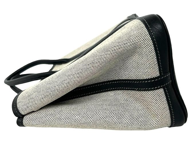 Hermès Borsa a mano/Borsa a tracolla Hermes Garden Party TPM Marrone Nero - vista 5