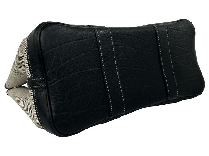 Hermès Borsa a mano/Borsa a tracolla Hermes Garden Party TPM Marrone Nero - vista 7