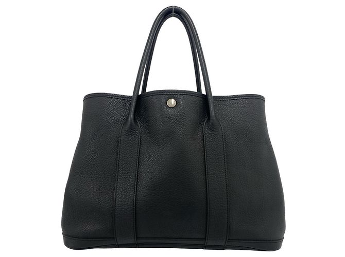 Hermès Borsa Tote Hermes Garden Party in pelle Negonda - vista 3