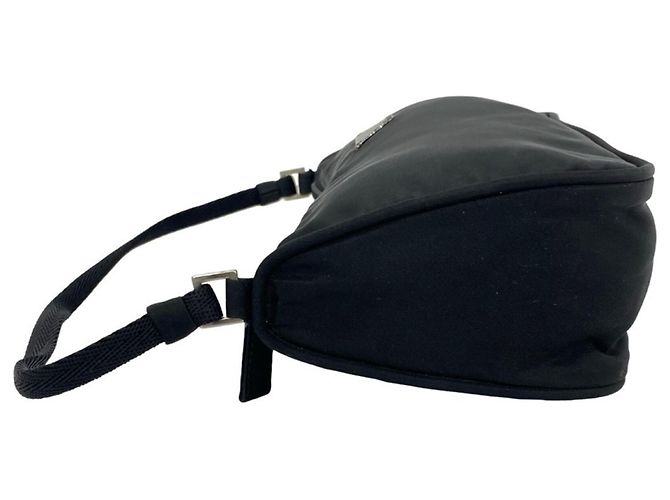 Mini borsa pochette Prada in nylon Nero - vista 5