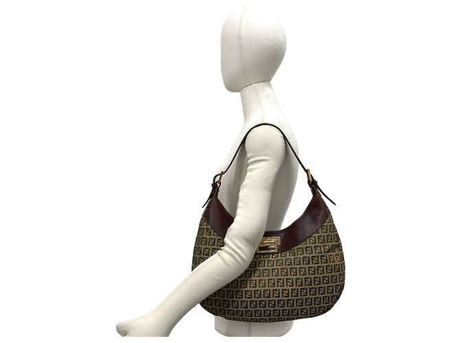 Fendi Vintage Zucchino Schultertasche - Ansicht 2