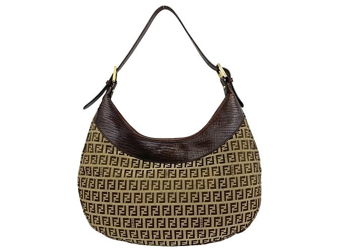 Fendi Vintage Zucchino Schultertasche - Ansicht 3