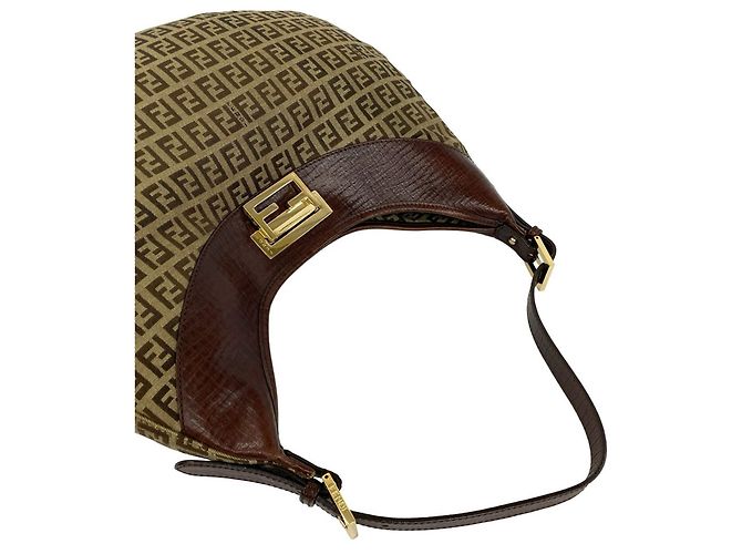 Fendi Vintage Zucchino Schultertasche - Ansicht 4