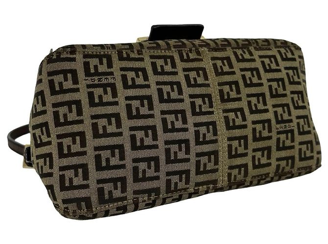 Fendi Vintage Zucchino FF Muster Schultertasche - Ansicht 7