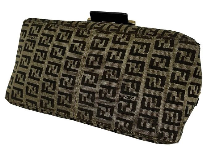 Fendi Vintage Zucchino FF Muster Schultertasche - Ansicht 8
