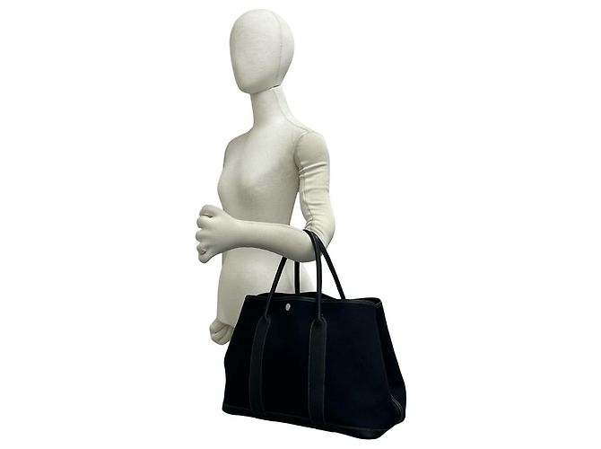 Hermès Borsa Tote HERMES Garden Party Nero - vista 2