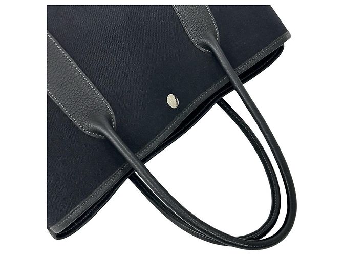 Hermès Borsa Tote HERMES Garden Party Nero - vista 4