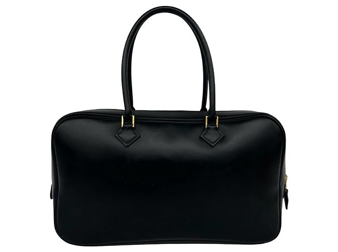 Hermès Borsa a mano Hermes Plume Elan 28 Nero - vista 3