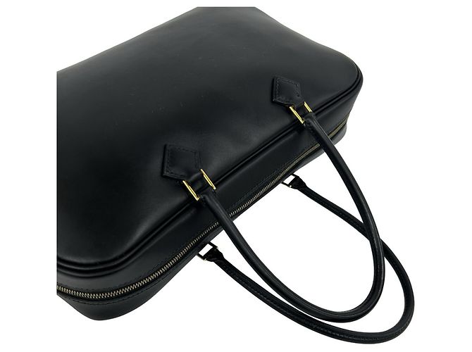 Hermès Borsa a mano Hermes Plume Elan 28 Nero - vista 4